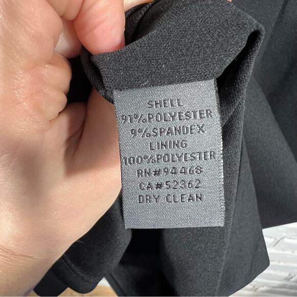 NWT Vera Wang Black Formal Dress Size 6 - Picture 10 of 11